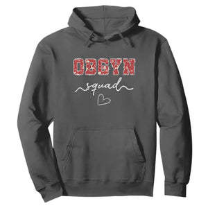 Christmas OBGYN Squad Hoodie Obstetrics And Gynecology Nurse TS10 Dark Heather Print Your Wear