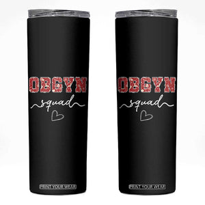 Christmas OBGYN Squad Skinny Tumbler Obstetrics And Gynecology Nurse TS10 Black Print Your Wear