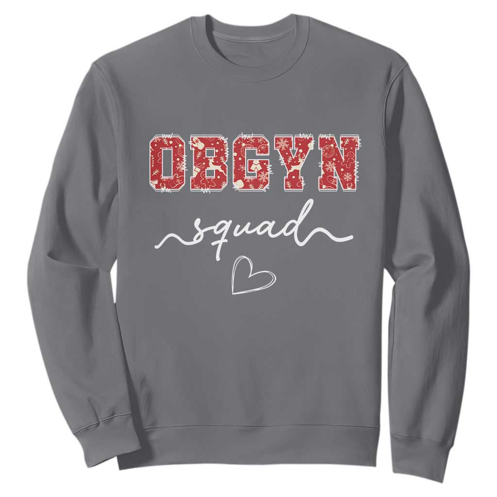 Christmas OBGYN Squad Sweatshirt Obstetrics And Gynecology Nurse - Print Your Wear