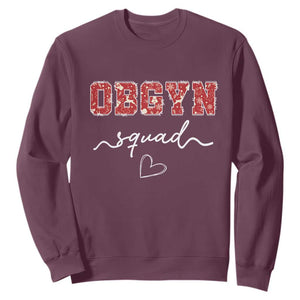 Christmas OBGYN Squad Sweatshirt Obstetrics And Gynecology Nurse - Print Your Wear