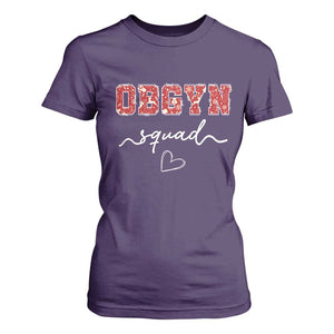 Christmas OBGYN Squad T Shirt For Women Obstetrics And Gynecology Nurse TS10 Purple Print Your Wear