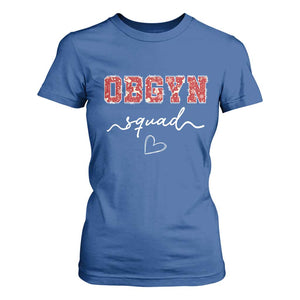 Christmas OBGYN Squad T Shirt For Women Obstetrics And Gynecology Nurse TS10 Royal Blue Print Your Wear