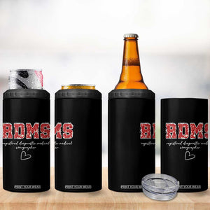 Christmas Sonographer 4 in 1 Can Cooler Tumbler RDMS Ultrasound Tech Technologist Gift - Print Your Wear