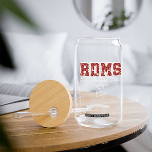 Christmas Sonographer Glass Can RDMS Ultrasound Tech Technologist Gift - Print Your Wear