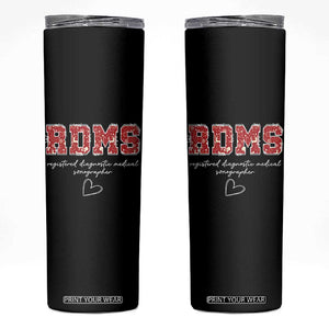 Christmas Sonographer Skinny Tumbler RDMS Ultrasound Tech Technologist Gift TS10 Black Print Your Wear