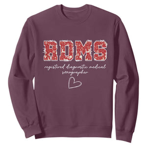 Christmas Sonographer Sweatshirt RDMS Ultrasound Tech Technologist Gift - Print Your Wear