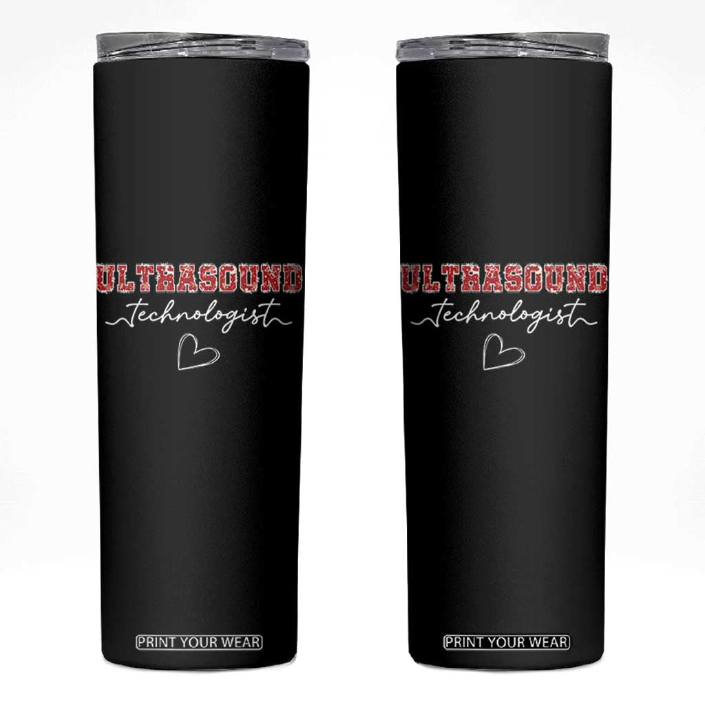 Ultrasound Tech Christmas Skinny Tumbler Technologist Gift Sonographer Sonography Student - Print Your Wear