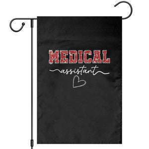 Christmas Medical Assistant Garden Flag MA Nurse Gift TS10 Black Print Your Wear