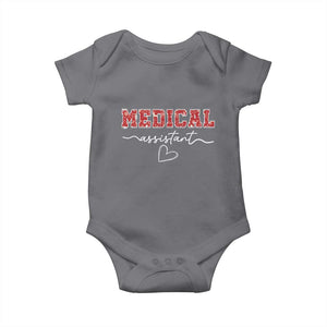 Christmas Medical Assistant Baby Onesie MA Nurse Gift TS10 Charcoal Print Your Wear