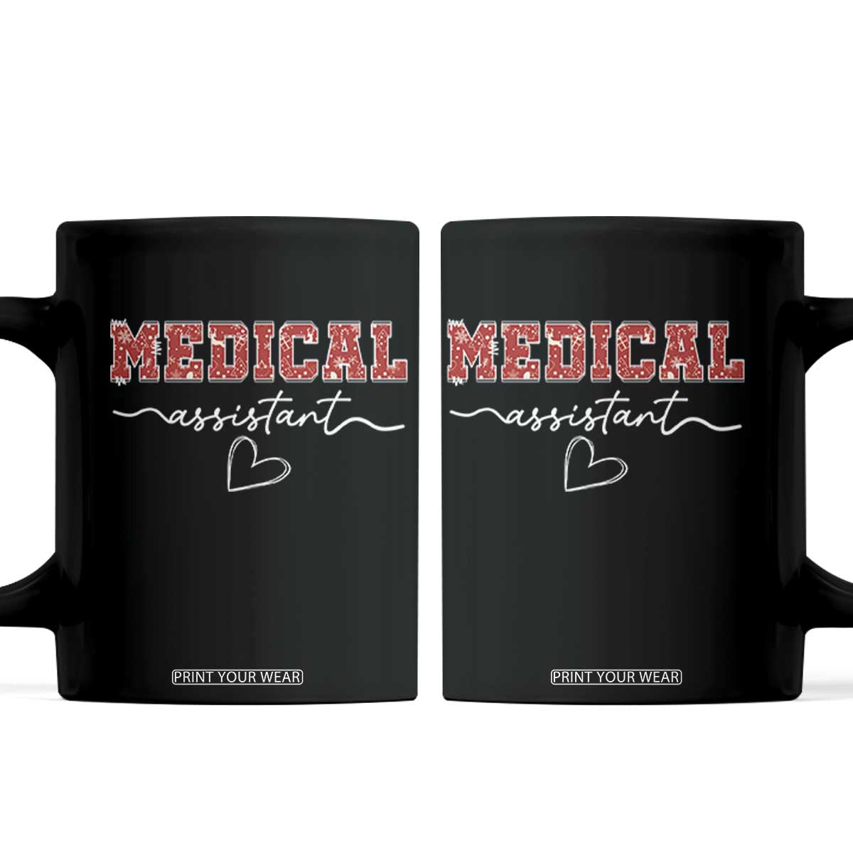 Christmas Medical Assistant Coffee Mug MA Nurse Gift TS10 Black Print Your Wear