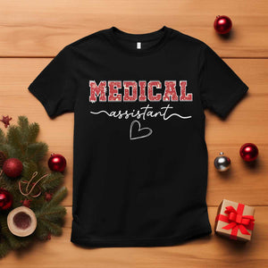 Christmas Medical Assistant T Shirt MA Nurse Gift TS10 Black Print Your Wear