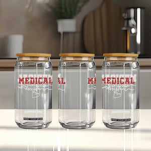 Christmas Medical Assistant Glass Can MA Nurse Gift - Print Your Wear