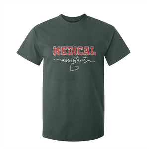 Christmas Medical Assistant T Shirt For Kid MA Nurse Gift TS10 Dark Forest Green Print Your Wear