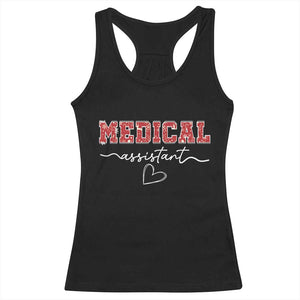 Christmas Medical Assistant Racerback Tank Top MA Nurse Gift TS10 Black Print Your Wear