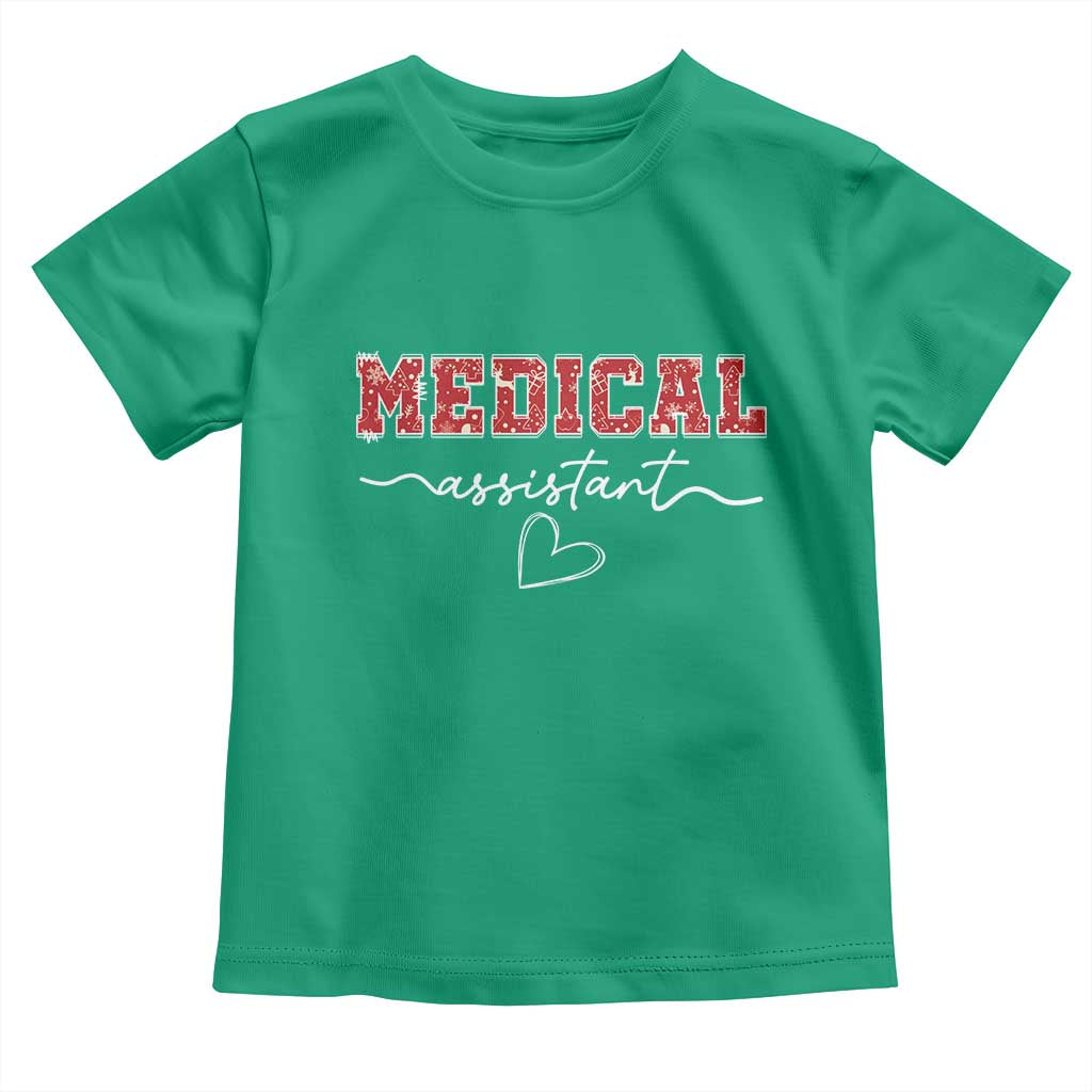 Christmas Medical Assistant Toddler T Shirt MA Nurse Gift TS10 Irish Green Print Your Wear
