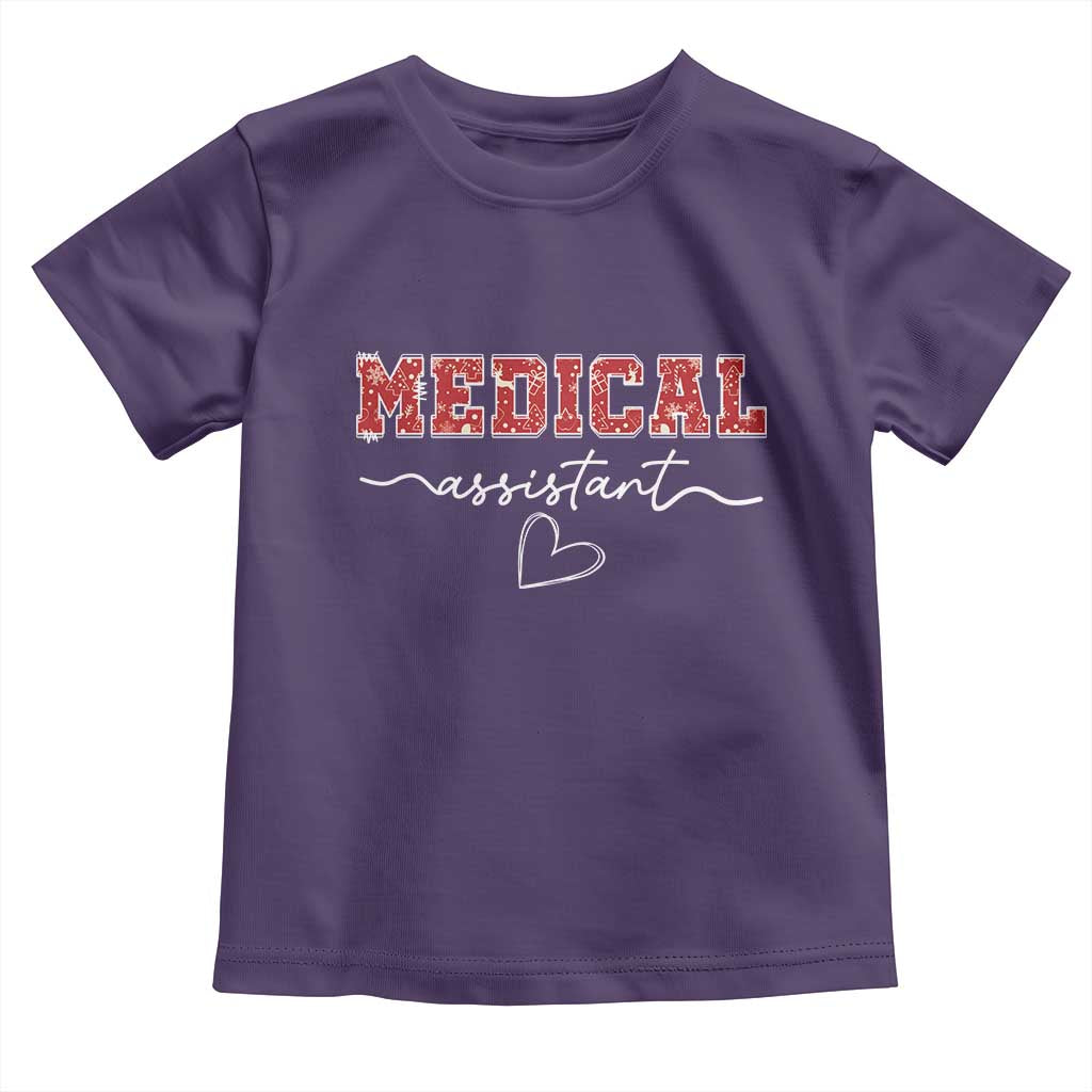 Christmas Medical Assistant Toddler T Shirt MA Nurse Gift TS10 Purple Print Your Wear