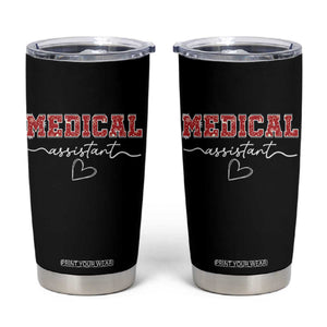 Christmas Medical Assistant Tumbler Cup MA Nurse Gift TS10 Black Print Your Wear
