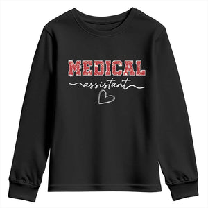 Christmas Medical Assistant Youth Sweatshirt MA Nurse Gift - Print Your Wear