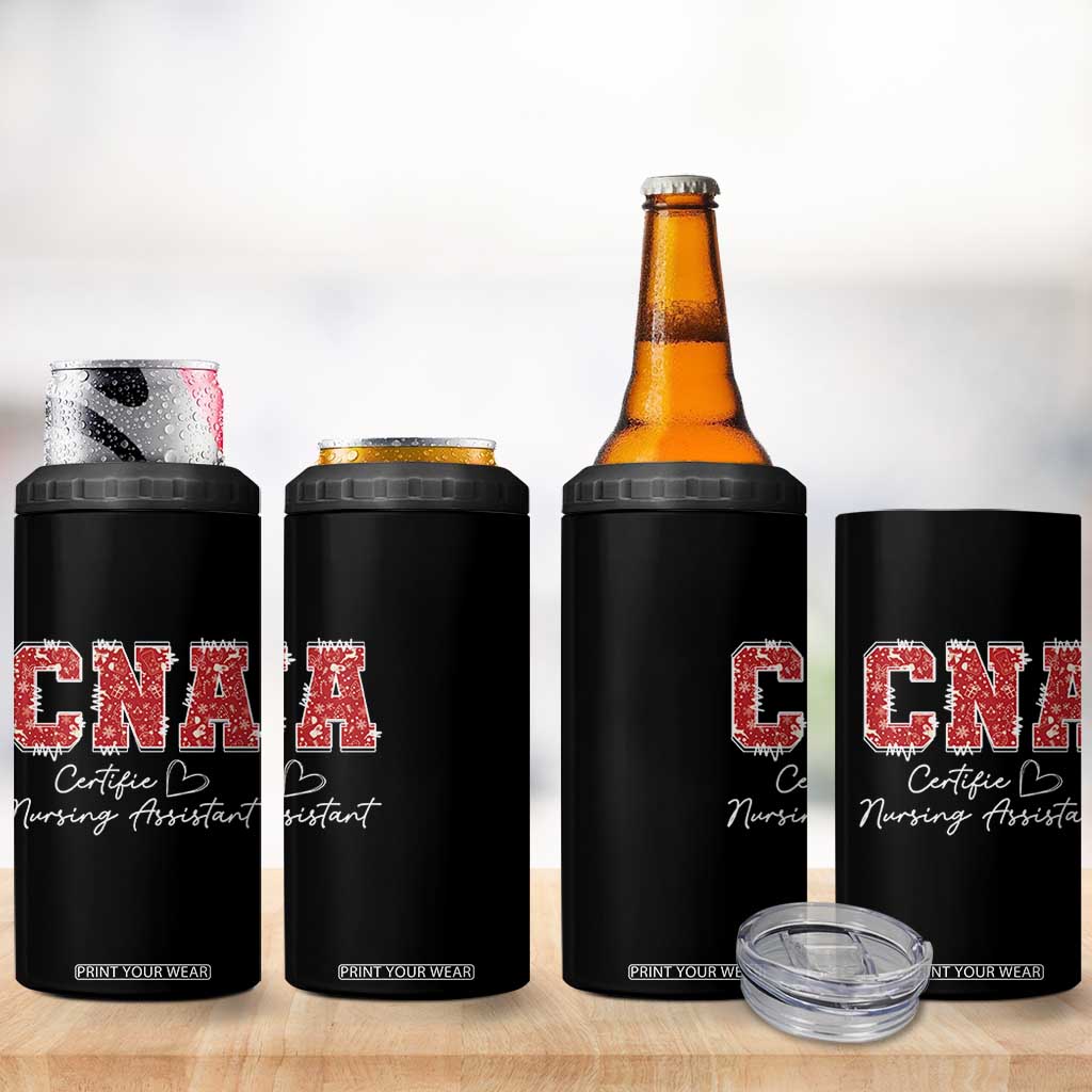 CNA Christmas 4 in 1 Can Cooler Tumbler Certified Nursing Assistant Gift TS10 Print Your Wear