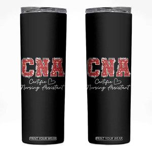 CNA Christmas Skinny Tumbler Certified Nursing Assistant Gift TS10 Black Print Your Wear
