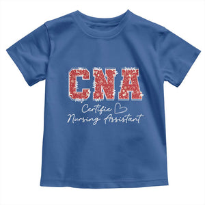 CNA Christmas Toddler T Shirt Certified Nursing Assistant Gift TS10 Royal Blue Print Your Wear