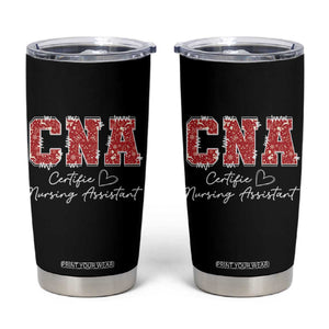 CNA Christmas Tumbler Cup Certified Nursing Assistant Gift - Print Your Wear
