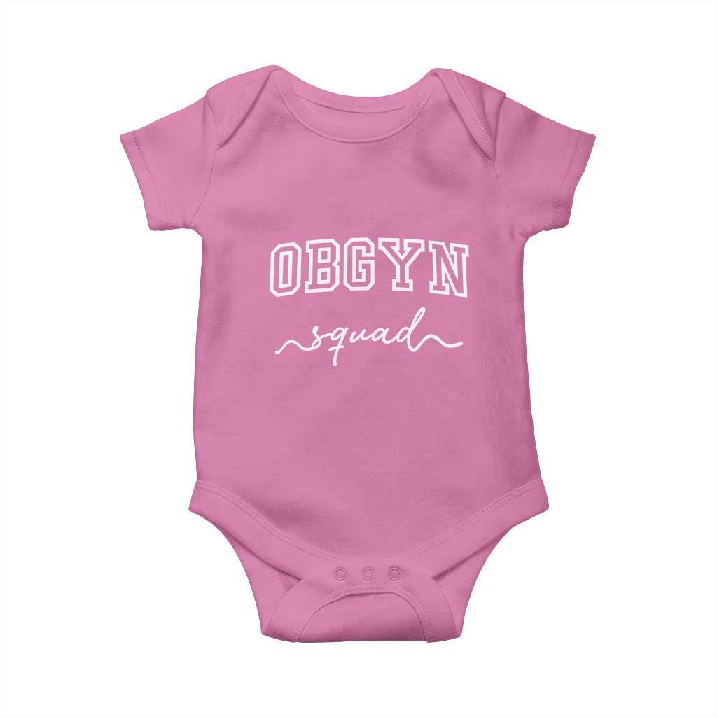 OBGYN Squad Baby Onesie Obstetrics And Gynecology Nurse TS10 Azalea Print Your Wear