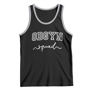 OBGYN Squad Tank Top Obstetrics And Gynecology Nurse TS10 Black Athletic Heather Print Your Wear