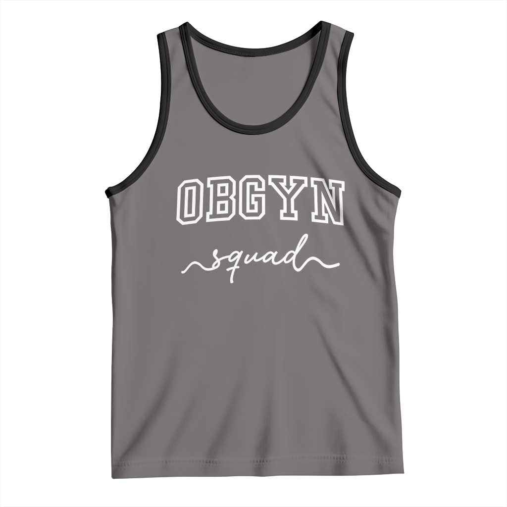 OBGYN Squad Tank Top Obstetrics And Gynecology Nurse TS10 Deep Heather Black Print Your Wear