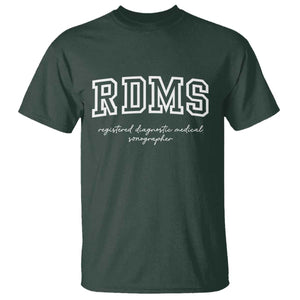 Sonographer T Shirt RDMS Ultrasound Tech Technologist Gift TS10 Dark Forest Green Print Your Wear