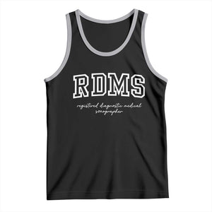 Sonographer Tank Top RDMS Ultrasound Tech Technologist Gift TS10 Black Athletic Heather Print Your Wear