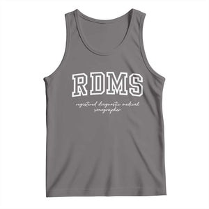Sonographer Tank Top RDMS Ultrasound Tech Technologist Gift TS10 Deep Heather Print Your Wear