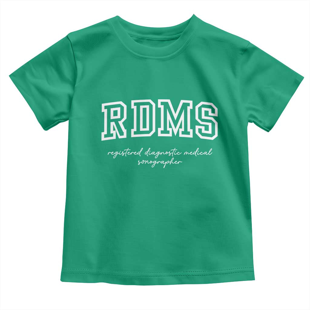 Sonographer Toddler T Shirt RDMS Ultrasound Tech Technologist Gift TS10 Irish Green Print Your Wear