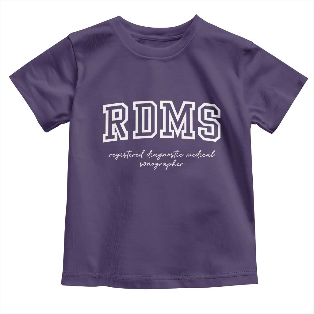 Sonographer Toddler T Shirt RDMS Ultrasound Tech Technologist Gift TS10 Purple Print Your Wear