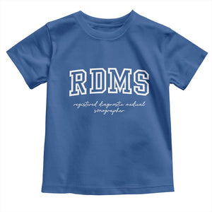 Sonographer Toddler T Shirt RDMS Ultrasound Tech Technologist Gift TS10 Royal Blue Print Your Wear