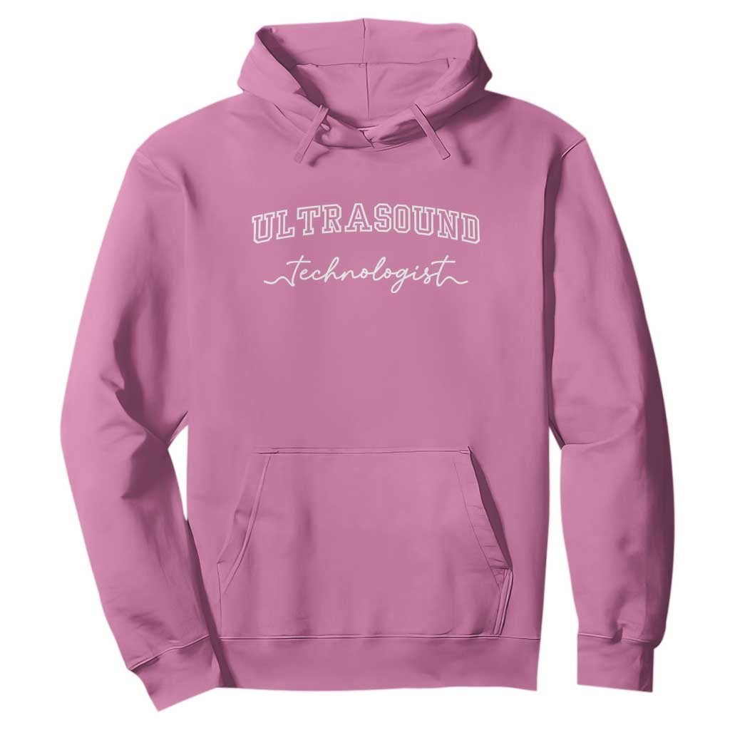 Ultrasound Tech Hoodie Technologist Gift Sonographer Sonography Student TS10 Azalea Print Your Wear