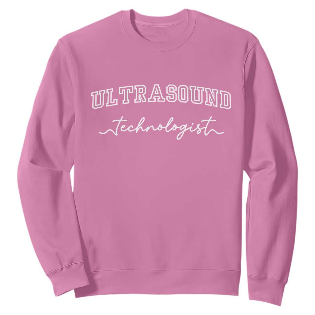 Ultrasound Tech Sweatshirt Technologist Gift Sonographer Sonography Student TS10 Azalea Print Your Wear