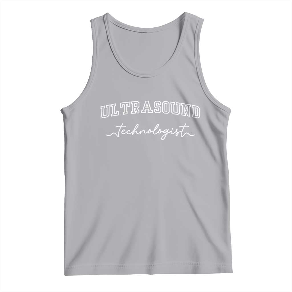 Ultrasound Tech Tank Top Technologist Gift Sonographer Sonography Student TS10 Athletic Heather Print Your Wear
