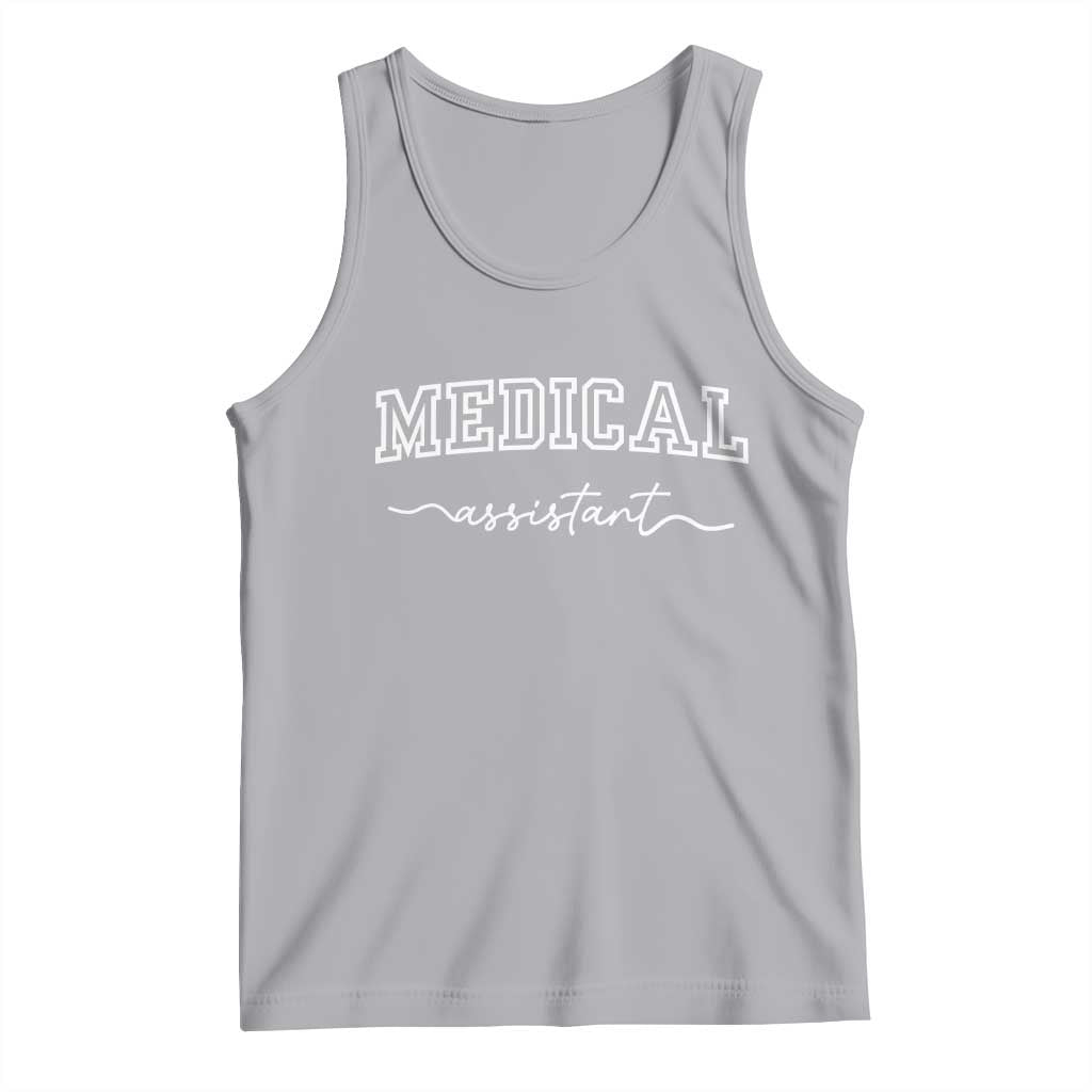 Medical Assistant Tank Top MA Nurse Gift TS10 Athletic Heather Print Your Wear
