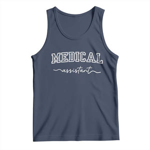 Medical Assistant Tank Top MA Nurse Gift TS10 Navy Print Your Wear