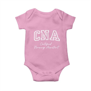 Certified Nursing Assistant Baby Onesie CNA Gift TS10 Light Pink Print Your Wear