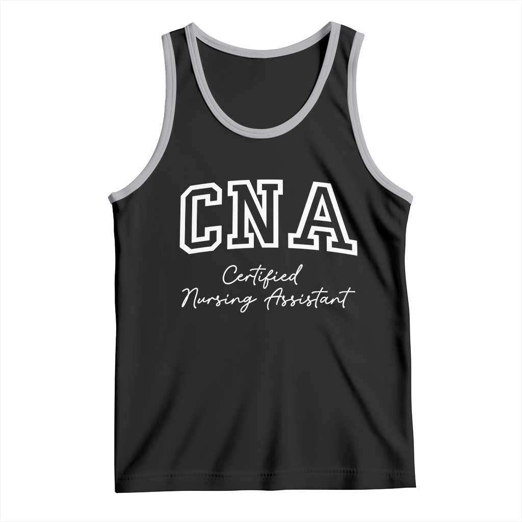 Certified Nursing Assistant Tank Top CNA Gift TS10 Black Athletic Heather Print Your Wear