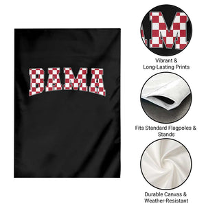Vintage Bama Garden Flag Retro Checkered Varsity Alabama Lover AL State TS10 Print Your Wear