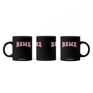 Vintage Bama Coffee Mug Retro Checkered Varsity Alabama Lover AL State TS10 Print Your Wear