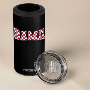 Vintage Bama 4 in 1 Can Cooler Tumbler Retro Checkered Varsity Alabama Lover AL State TS10 Print Your Wear