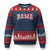 Vintage Bama Ugly Christmas Sweater Retro Checkered Varsity Alabama Lover AL State - Print Your Wear