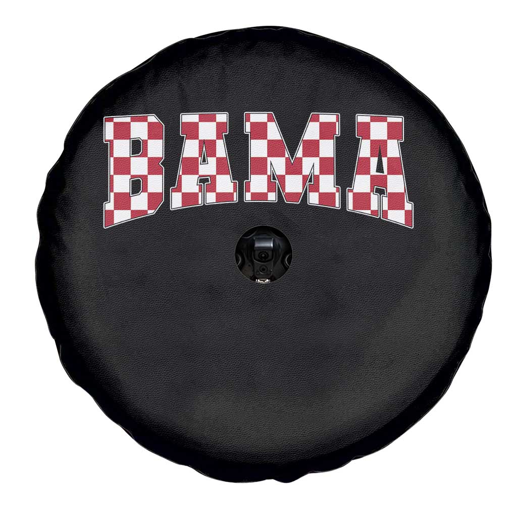 Vintage Bama Spare Tire Cover Retro Checkered Varsity Alabama Lover AL State TS10 Print Your Wear