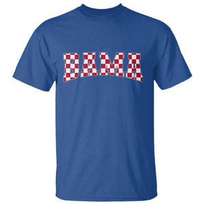 Vintage Bama T Shirt Retro Checkered Varsity Alabama Lover AL State TS10 Royal Blue Print Your Wear