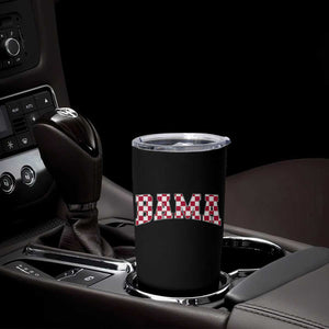 Vintage Bama Tumbler Cup Retro Checkered Varsity Alabama Lover AL State TS10 Print Your Wear