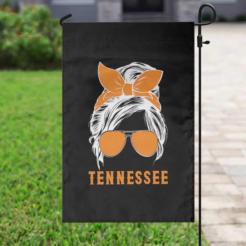 Tennessee Fan Garden Flag Volunteers College Football Lover Game Day Messy Bun TS10 Print Your Wear